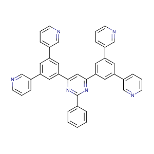 4,6-双(3,5-二(3-吡啶)基苯基)-2-苯基嘧啶,B3PYPPM