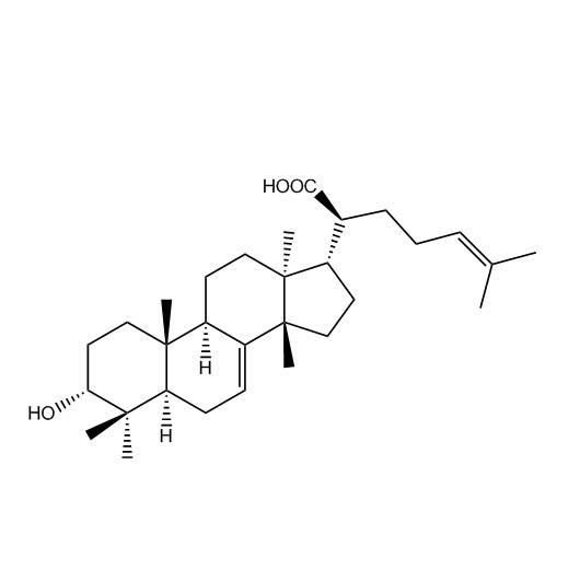 3-α羟基甘遂烷-7,24-二烯-21-酸,3α-Hydroxy tirucall-7,24-dien-21-oic acid