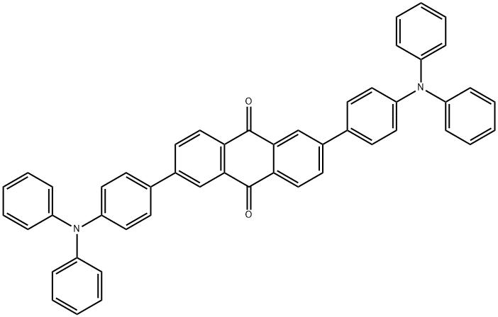2,6-双[4-二苯胺基苯基]-9,10-蒽醌,2,6-bis[4-(diphenylamino)phenyl]- 9,10-Anthracenedione