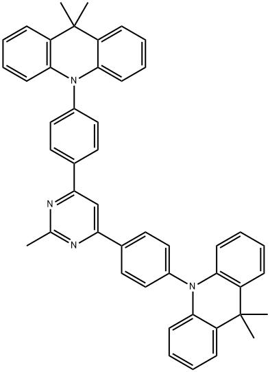 2-甲基-4,6-双[4-(9,9-二甲基-9,10-二氢吖啶)苯基]嘧啶,DMAc-MPM