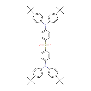 双[4-(3,6-二叔丁基-9-咔唑基)苯基]硫砜,BuCz-DPS