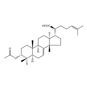 3α-乙酰基-苷遂-7,24二烯-21-酸