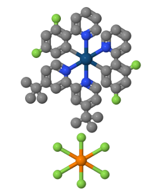 [2,2'-联(4-叔丁基吡啶)]双[2-(2,4-二氟苯基)吡啶]铱(III) 六氟磷酸盐,Ir[dFppy]2(dtbbpy)PF6