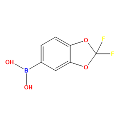 2,2-二氟-苯并-1,3-二氧代-4-硼酸,(2,2-Difluorobenzo[d][1,3]dioxol-5-yl)boronic acid
