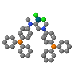945375-77-9；双[(二环己基)(4-二甲基氨苯基)膦]氯化钯(II)