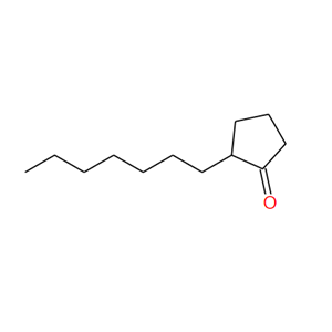 2-庚基环戊酮；137-03-1