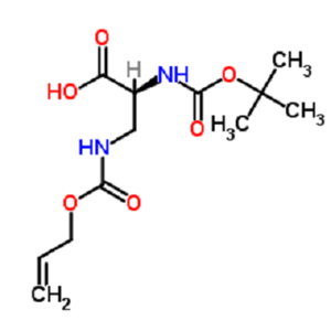 N-叔丁氧羰基-3-烯丙氧羰基氨基-L-丙氨酸,Boc-dap(aloc)-oh