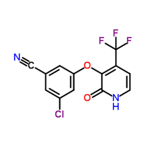 3-氯-5-[[2-氧代-4-(三氟甲基)-1,2-二氢吡啶-3-基]氧基]苯腈