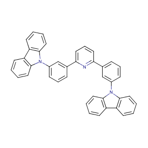 2,6-双( (9H-咔唑-9-基)-3,1-亚苯基)吡啶,2,6-bis(3-(9H-carbazol-9-yl)phenyl)pyridine