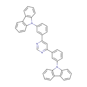 4,6-双( (9H-咔唑-9-基)-3,1-亚苯基)嘧啶,46DCzPPM