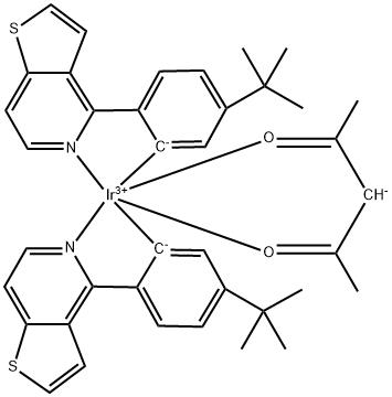 乙酰丙酮酸二(4-(4-叔丁基-苯基)-噻吩[3,2-c]吡啶-C2,N)合铱(III),PO-01-TB