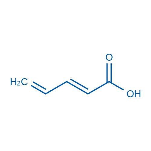 2,4-戊二烯酸,2,4-Pentadienoic acid