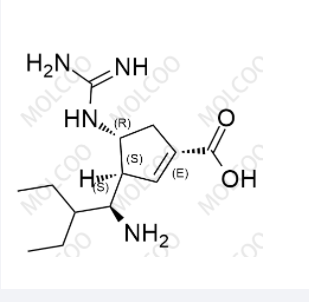 帕拉米韦脱水脱乙酰杂质,Peramivir Dehydration Deacetylation Impurity