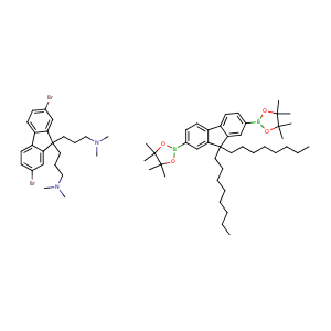 聚[(9,9-二(3'-(N,N -二甲氨基)丙基)芴基-2,7-二基)-alt-[(9,9-二正辛基芴基-2,7-二基),PFN