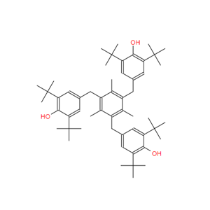  1709-70-2；1,3,5-三甲基-2,4,6-三(3,5-二叔丁基-4-羟基苄基)苯