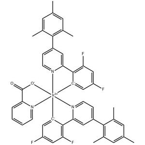 二[2-(4,6-二氟苯基)-4-(2,4,6-三甲基苯基)吡啶-C2,N]吡啶甲酰合铱(III),PhFIrPic