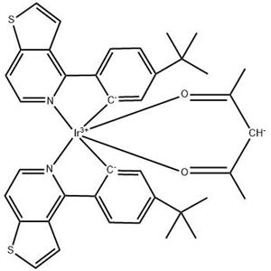 乙酰丙酮酸二(4-(4-叔丁基-苯基)-噻吩[3,2-c]吡啶-C2,N)合铱(III)