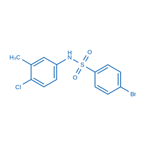 4-溴-N-(4-氯-3-甲基苯基)苯磺酰胺