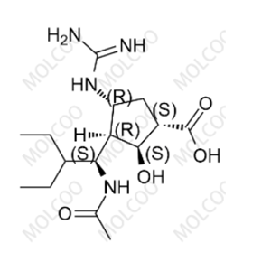 帕拉米韦脱水脱乙酰杂质,Peramivir Dehydration Deacetylation Impurity