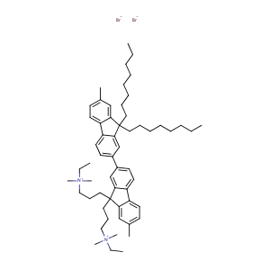 聚[(9,9-二(3'-(N,N -二甲氨基)丙基)芴基-2,7-二基)-alt-[(9,9-二正辛基芴基-2,7-二基)-溴