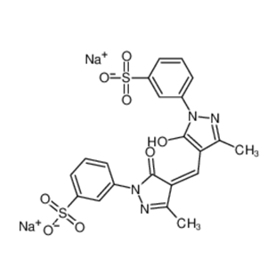 3-[4,5-二氫-4-[[5-羥基-3-甲基-1-(3-磺酸基苯基)-1H-吡唑-4-基]亞甲基]-3-甲基-5-氧代-1H-吡唑-1-基]苯磺酸二鈉