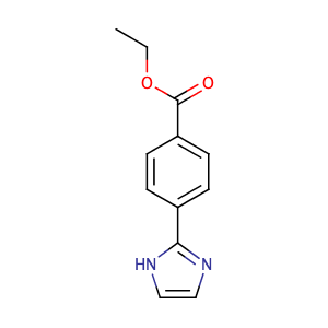 Benzoic acid, 4-(1H-imidazol-2-yl)-, ethyl ester,Benzoic acid, 4-(1H-imidazol-2-yl)-, ethyl ester