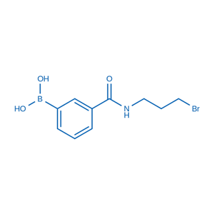 3-(3-溴丙基氨甲?；?苯硼酸