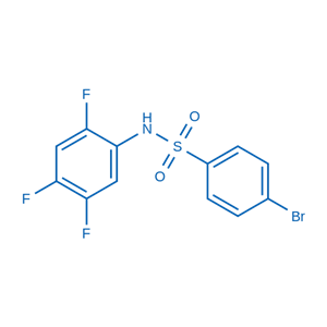 4-溴-N-(2,4,5-三氟苯基)苯磺酰胺,4-Bromo-N-(2,4,5-trifluorophenyl)benzenesulfonamide