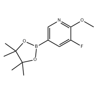 3-氟-2-甲氧基-5-(4,4,5,5-四甲基-1,3,2-二氧杂环戊硼烷-2-基)吡啶