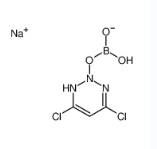 4,6-二氯-1,3,2-三嗪-2-醇,单酯与钠二氢原硼酸酯,sodium,(4,6-dichloro-1H-triazin-2-yl)oxy-hydroxyborinate