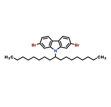2,7-二溴-9-(1-辛基壬基)-9H-咔唑,2,7-Dibromo-9-(1-octylnonyl)-9H-carbazole