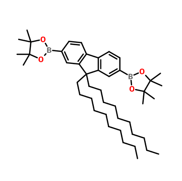 2,2'-(9,9-二癸基-9H-芴-2,7-二基)双[4,4,5,5-四甲基-1,3,2-二氧杂硼杂环戊烷,2,2'-(9,9-Didecyl-9H-fluorene-2,7-diyl)bis[4,4,5,5-tetramethyl-1,3,2-dioxaborolane
