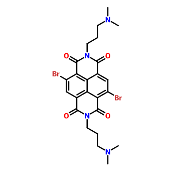[4,9-二溴-2,7-双(3-(二甲氨基丙基)苯并[LMN][3,8]菲咯林-1,3,6,8(2H,7H)-四酮],4,9-Dibromo-2,7-bis(3-(dimethylamino)propyl)benzo[lmn][3,8]phenanthroline-1,3,6,8(2H,7H)-tetraone