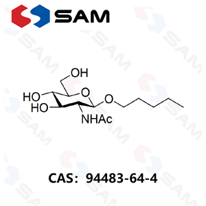 戊烷基 2-乙酰氨基-2-脱氧-β-D-吡喃葡萄糖苷,Amyl 2-Acetamido-2-deoxy-β-D-glucopyranoside