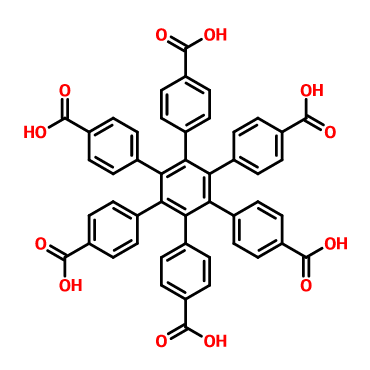 3',4',5',6'-四(4-羧基苯基)-[1,1':2',1''-三苯基]-4,4''-二羧酸,3',4',5',6'-tetrakis(4-carboxyphenyl)-[1,1':2',1''-Terphenyl]-4,4''-dicarboxylic acid