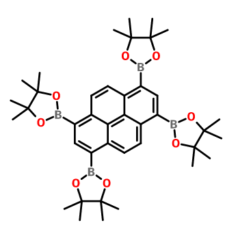 1,3,6,8-四(頻哪酯基)芘,1,3,6,8-tetrakis (4,4,5,5-tetramethyl-1,3,2-dioxaborolan-2-yl)pyrene