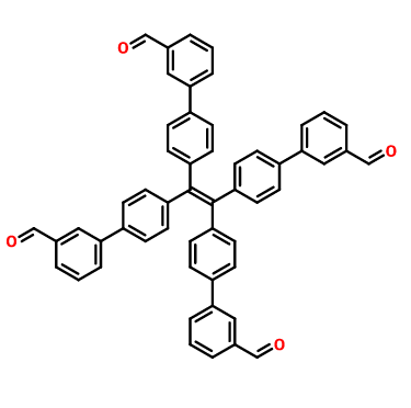 四(3-甲醛基聯(lián)苯基)乙烯,4',4''',4''''',4'''''''-(Ethene-1,1,2,2-tetrayl)tetrakis(([1,1'-biphenyl]-3-carbaldehyde))