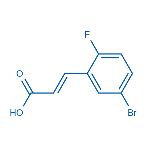 2-Propenoic acid, 3-(5-bromo-2-fluorophenyl)-, (2E)-