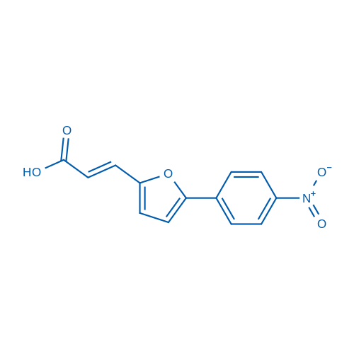 3-(5-(4-硝基苯基)呋喃-2-基)丙烯酸,(E)-3-(5-(4-nitrophenyl)furan-2-yl)acrylic acid