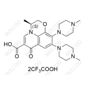 左氧氟沙星杂质24(双三氟乙酸盐）,Levofloxacin Impurity 24(Trifluoroacetate)