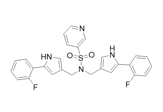 沃诺拉赞杂质44,N,N-bis((5-(2-fluorophenyl)-1H-pyrrol-3-yl)methyl)pyridine-3- sulfonamide