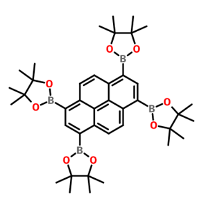 1,3,6,8-四(频哪酯基)芘,1,3,6,8-tetrakis (4,4,5,5-tetramethyl-1,3,2-dioxaborolan-2-yl)pyrene