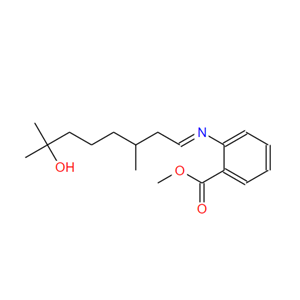 2-[(7-羟基-3,7-二甲基辛亚基)氨基]苯甲酸甲酯；89-43-0