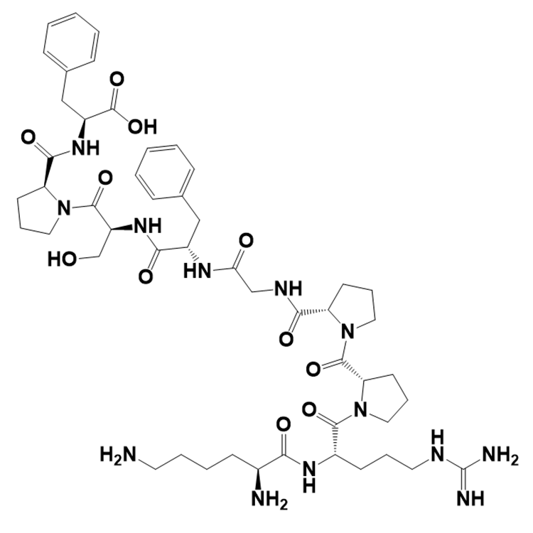 Lys-(Des-Arg9)-血管舒緩激肽,Lys-(Des-Arg9)-Bradykinin