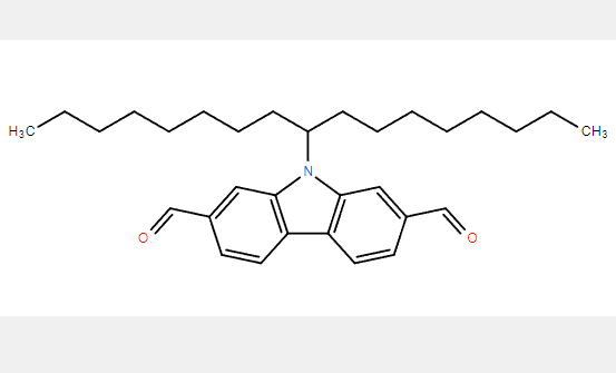 9H-Carbazole-2,7-dicarboxaldehyde, 9-(1-octylnonyl)-,9H-Carbazole-2,7-dicarboxaldehyde, 9-(1-octylnonyl)-