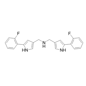 沃诺拉赞杂质51,bis((5-(2-fluorophenyl)-1H-pyrrol-3-yl)methyl)amine