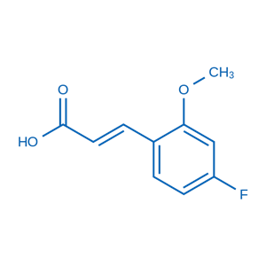 4-氟-2-甲氧基肉桂酸