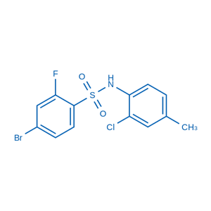 4-溴-N-(2-氯-4-甲基苯基)-2-氟苯磺酰胺