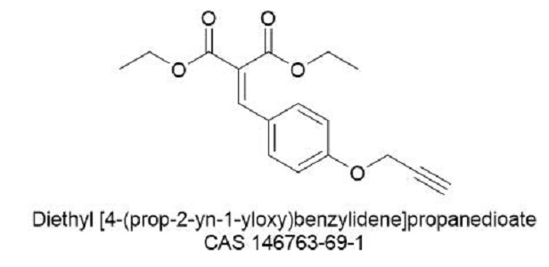 [4-(2-丙炔氧基)亚苄基]丙二酸二乙酯,Diethyl [4-(prop-2-yn-1-yloxy)benzylidene]propanedioate