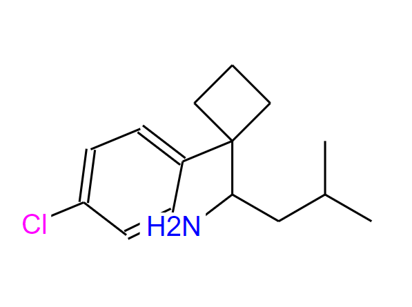 1-(1-四氯苯基)-3-甲基-1-丁胺,1-[1-(4-chlorophenyl)cyclobutyl]-3-methylbutan-1-amine